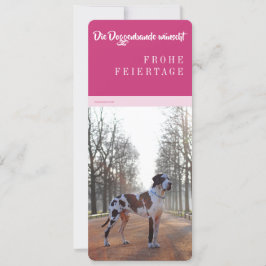 julkort i Great dane