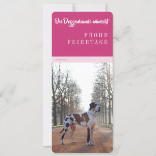 julkort i Great dane