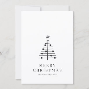 Julkort i minimalistisk stil