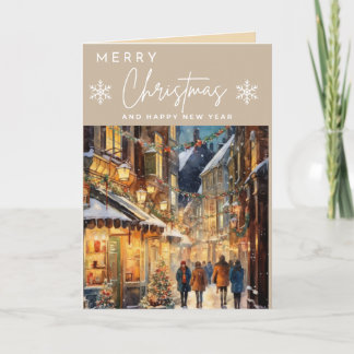 Julkort i vintage-stil helgkort