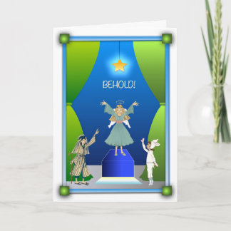 Julkort: Julskönhetstävlingen Helgkort