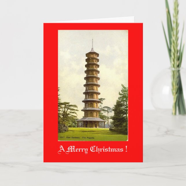 Julkort, Kew Gardens Helgkort (Framsida)