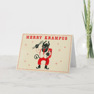 Julkort - Krampus Helgkort
