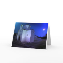 Julkort: Kroatisk kyrka