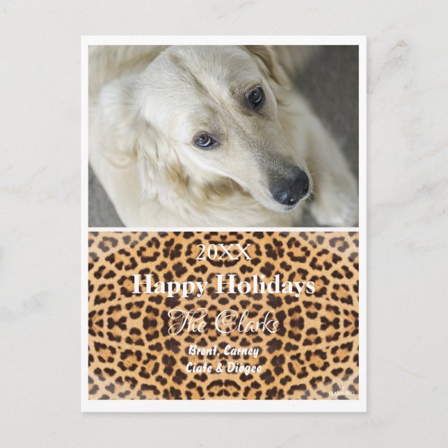 Julkort Leopard Fotovykort - HAMbWG Helg Vykort (Framsida)