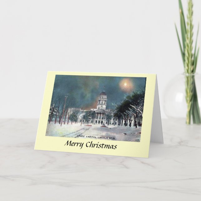 Julkort - Lincoln, Nebraska, USA Helgkort (Framsida)