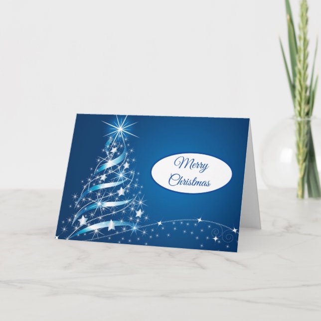 Julkort - Magic Träd Helgdag Card Helgkort (Framsida)
