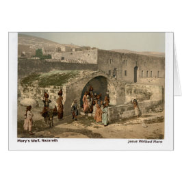 Julkort Marys brunn - Heliga Land Photo Hälsningskort
