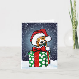 Julkort med Beagle Hund Kort