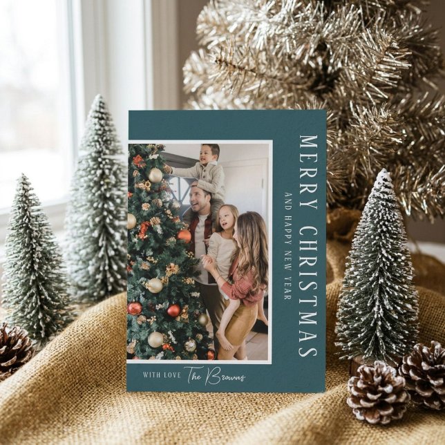 Julkort med familjefoto (Skapare uppladdad)