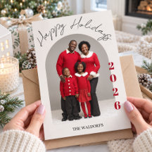 Julkort med familjefoto | God Jul