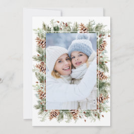 Julkort med foto botaniska motiv