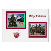 Julkort med fotokollage God Jul