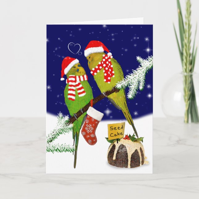 Julkort med frökaka kort (Framsida)