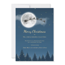 Julkort med fullmåne