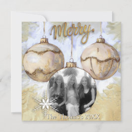 Julkort med glada hälsningar