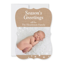 Julkort med gnistrande ljus