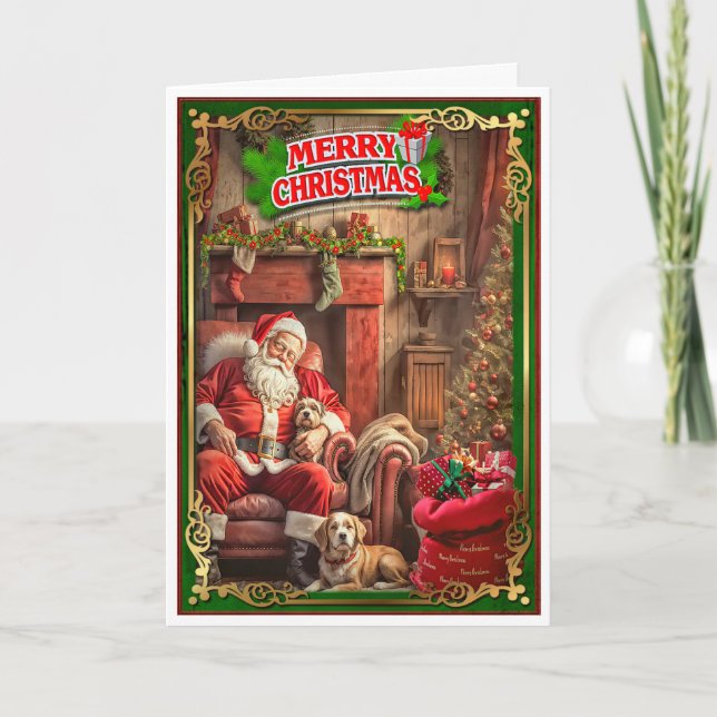 Julkort med Jultomten Kort (Framsida)