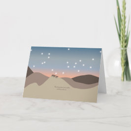 Julkort med kamel helgkort