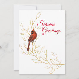 Julkort med kardinalmotiv