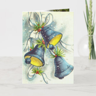 Julkort med klockor från Vantage Kort