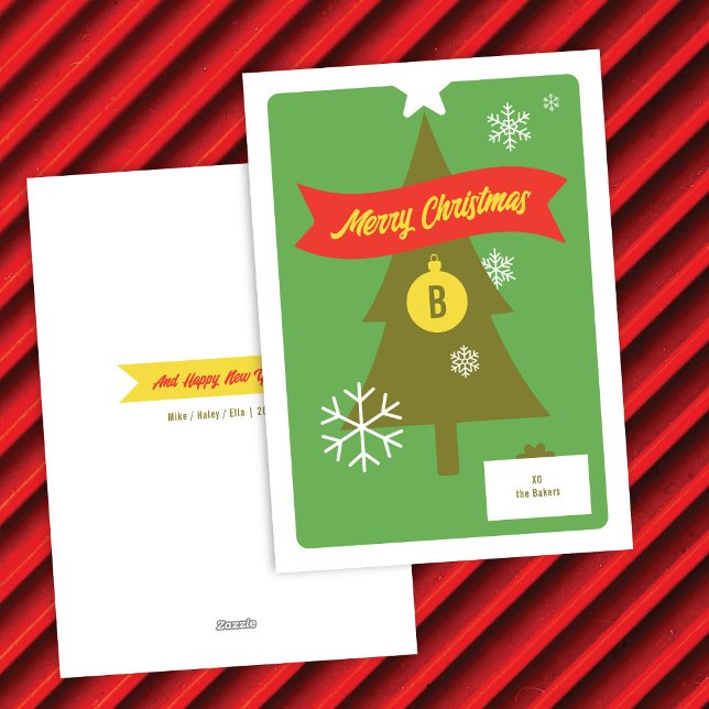 Julkort med monogrammet (Skapare uppladdad)