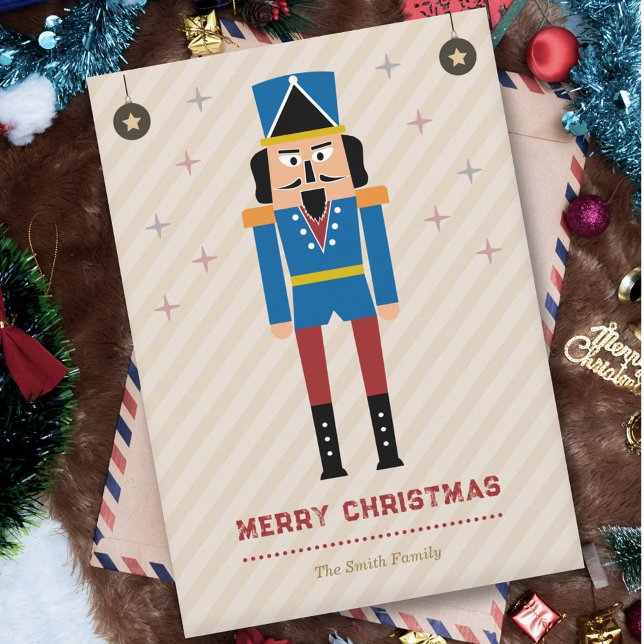Julkort med nötknäppare (Nutcracker Christmas Card)