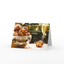 Julkort med oliebullen och text