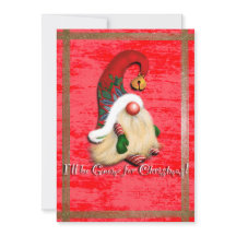 Julkort med platt design