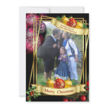 Julkort med platt design