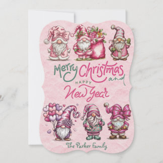 Julkort med platt design