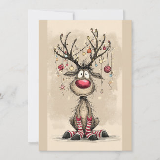 Julkort med platt design