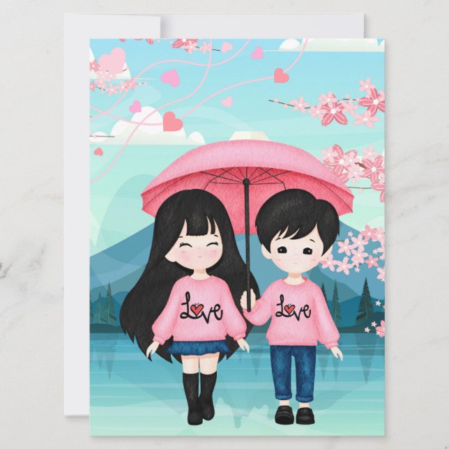 Julkort med platt design (Framsida)