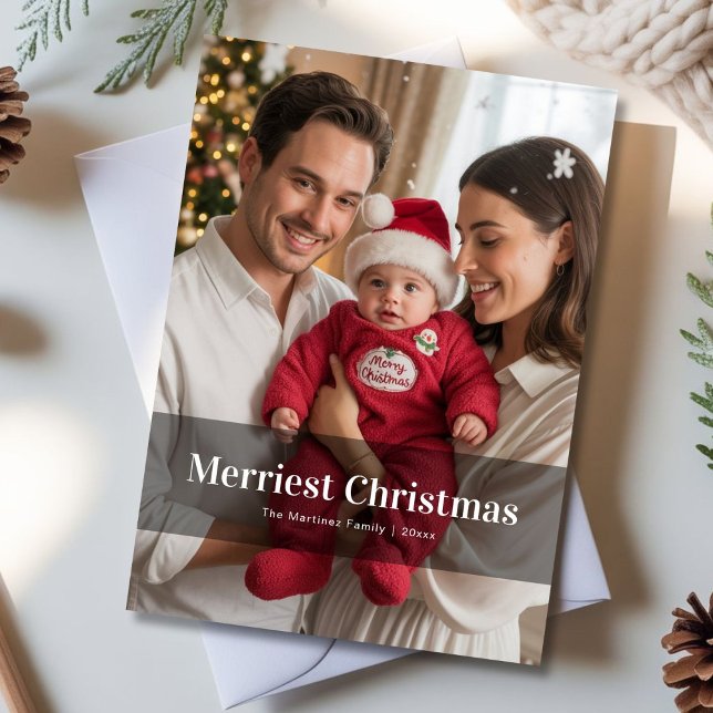 Julkort med platt design (Skapare uppladdad)