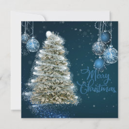 Julkort med platt design