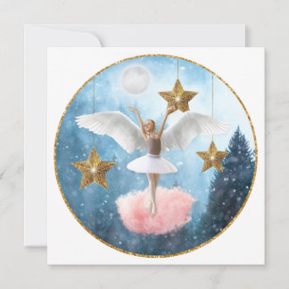 Julkort med platt design