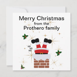 Julkort med platt design