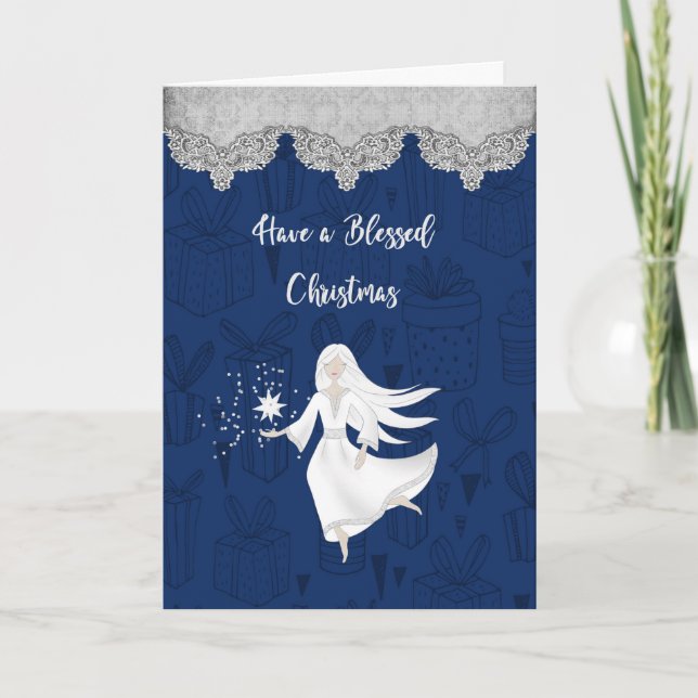 Julkort med Religiösa med gel Kort (Framsida)