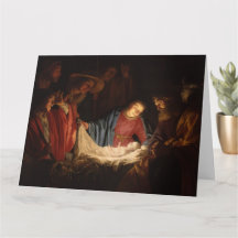 Julkort med religiöst tema