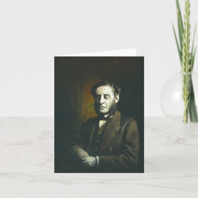 Julkort med Victorian Wolfman Kort (Framsida)