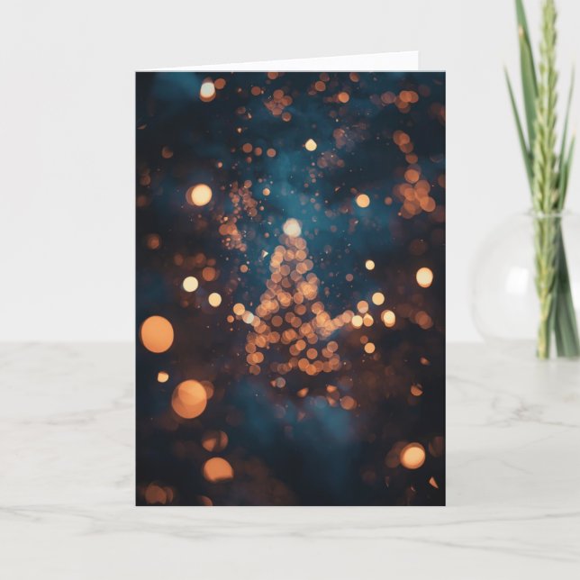 Julkort - Merry och Bright Kort (Framsida)