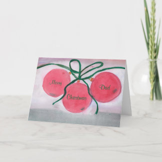 Julkort, Merry, Pappa, jul Helgkort