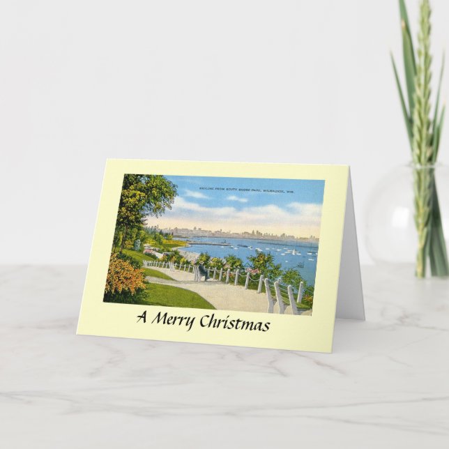 Julkort - Milwaukee, Wisconsin, USA Helgkort (Framsida)
