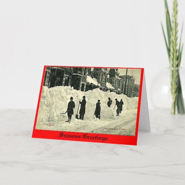 Julkort, Montreal Helgkort (Framsida)