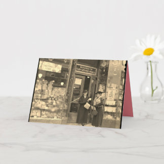 Julkort, nostalgisk julhandel. kort