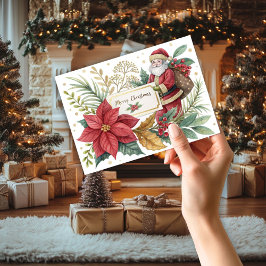 Julkort och julklapp tack kort