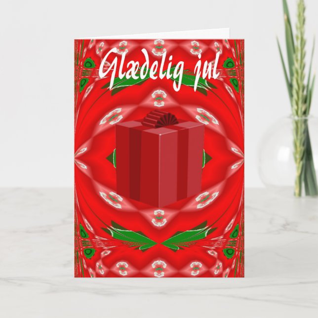 Julkort på danska helgkort (Framsida)