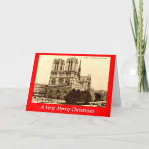 Julkort - Paris, Notre-Dame Helgkort