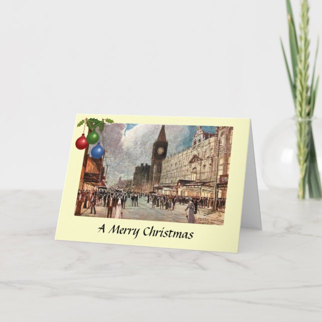 Julkort - Perth, Westerna Australien Helgkort (Framsida)