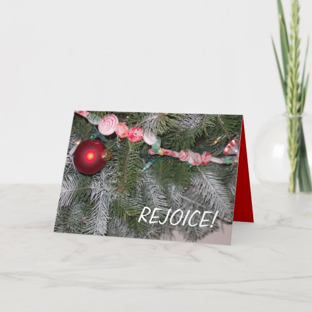 Julkort/Rejoice Helgkort (Framsida)